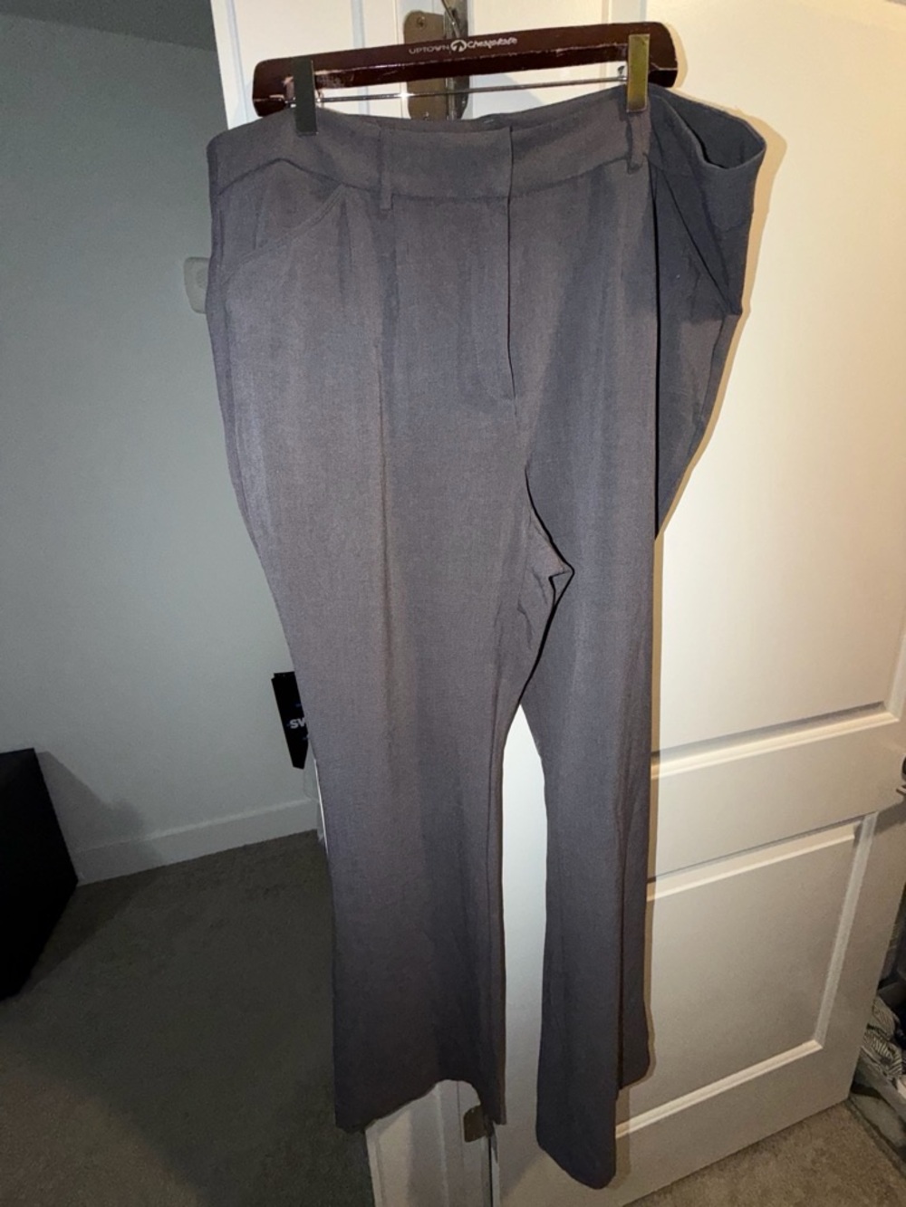 Fashion Nova Gray Tailored Dress Trousers